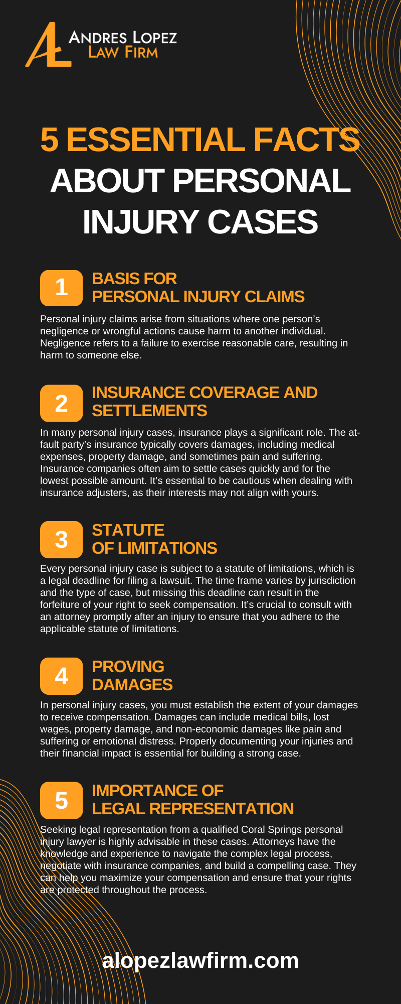 5 Essential Facts About Personal Injury Cases Infographic