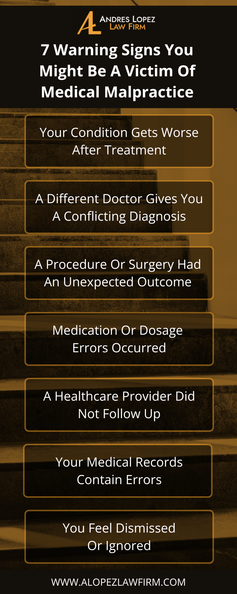 7 Warning Signs You Might Be A Victim Of Medical Malpractice Infographic